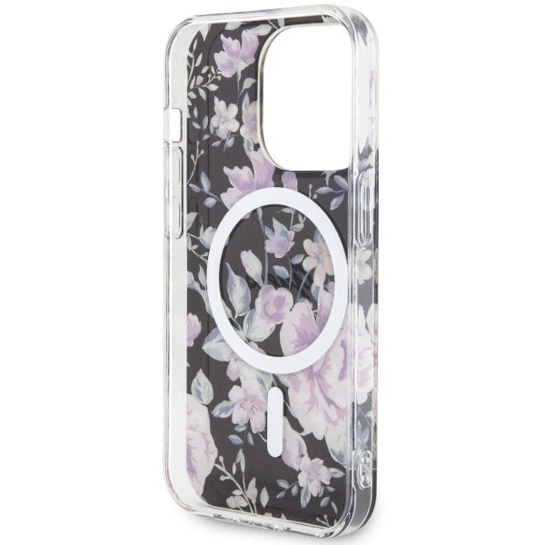Guess GUHMP14LHCFWSK iPhone 14 Pro 6.1" black/black hardcase Flower MagSafe_6