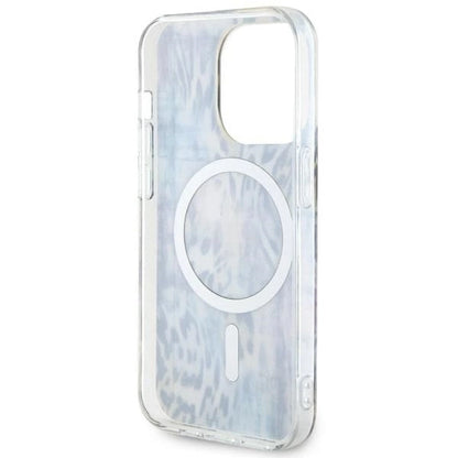 Guess GUHMP14LHLEOPWB iPhone 14 Pro 6.1" blue/blue hardcase Leopard MagSafe_6