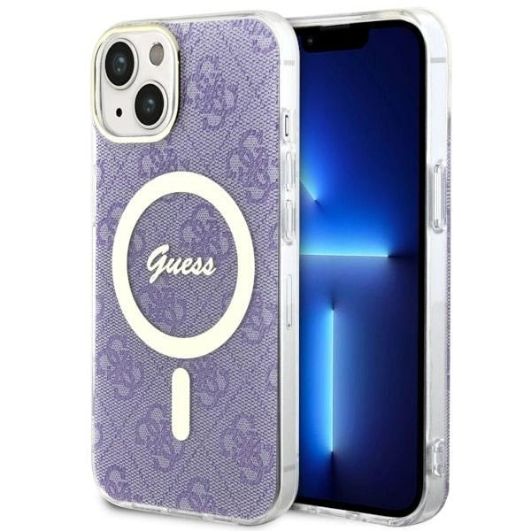 Guess GUHMP14MH4STU iPhone 14 Plus 6.7" purple/purple hardcase 4G MagSafe_0