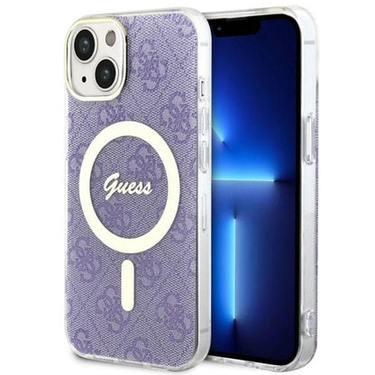 Guess GUHMP14MH4STU iPhone 14 Plus 6.7" purple/purple hardcase 4G MagSafe_0