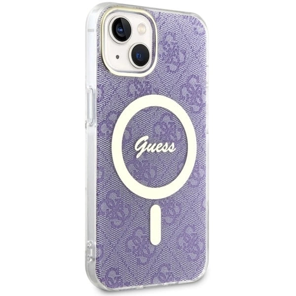 Guess GUHMP14MH4STU iPhone 14 Plus 6.7" purple/purple hardcase 4G MagSafe_3