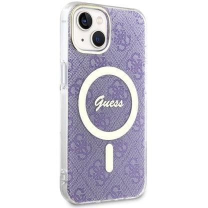 Guess GUHMP14MH4STU iPhone 14 Plus 6.7" purple/purple hardcase 4G MagSafe_3