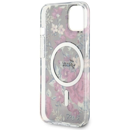 Guess GUHMP14MHCFWSA iPhone 14 Plus 6.7" green/khaki hardcase Flower MagSafe_6