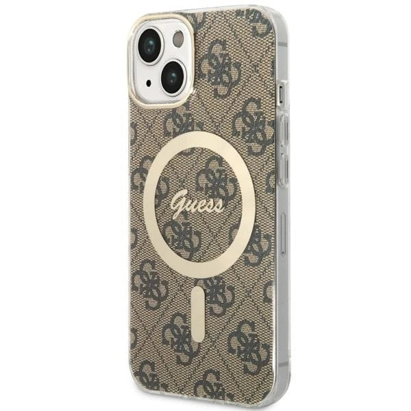 Guess 4G MagSafe case for iPhone 14 - brown_0