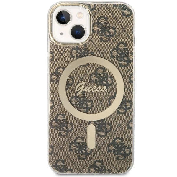 Guess 4G MagSafe case for iPhone 14 - brown_1