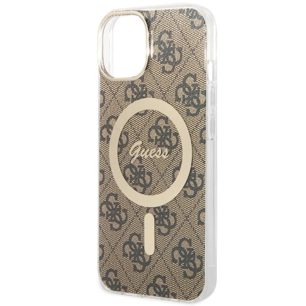 Guess 4G MagSafe case for iPhone 14 - brown_4