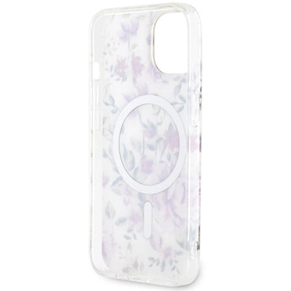 Guess Flower MagSafe case for iPhone 14 - transparent_6