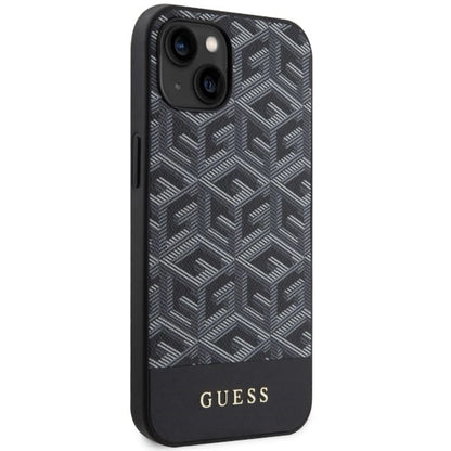 Guess GUHMP14SHGCFSEK iPhone 14 6.1&quot; black/black hardcase GCube Stripes MagSafe_3