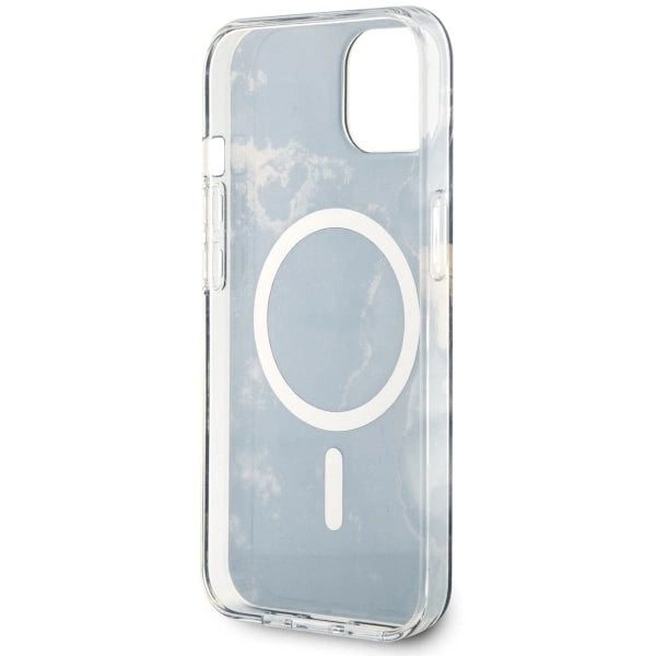 Guess GUHMP14SHTMRSK iPhone 14 6.1" black/black hardcase Golden Marble MagSafe_6