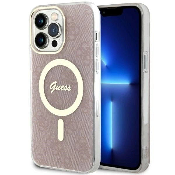 Guess 4G MagSafe case for iPhone 14 Pro Max - pink_0