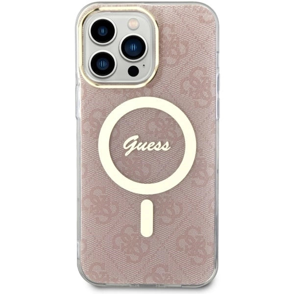 Guess 4G MagSafe case for iPhone 14 Pro Max - pink_2