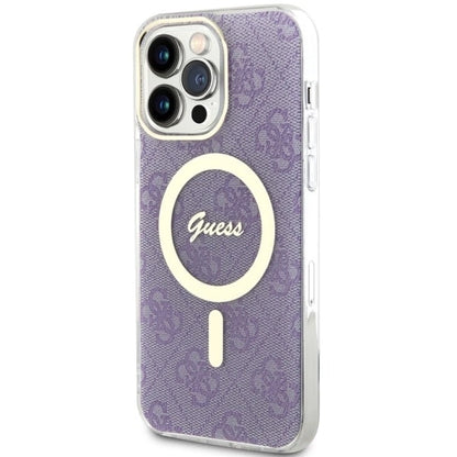 Guess GUHMP14XH4STU iPhone 14 Pro Max 6.7" purple/purple hardcase 4G MagSafe_1