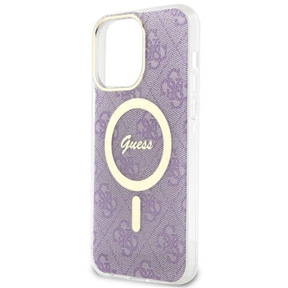 Guess GUHMP14XH4STU iPhone 14 Pro Max 6.7" purple/purple hardcase 4G MagSafe_5