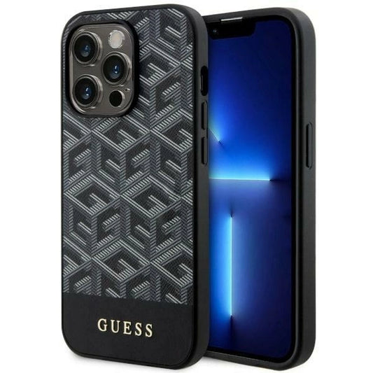 Guess GUHMP14XHGCFSEK iPhone 14 Pro Max 6.7&quot; black/black hardcase GCube Stripes MagSafe_0
