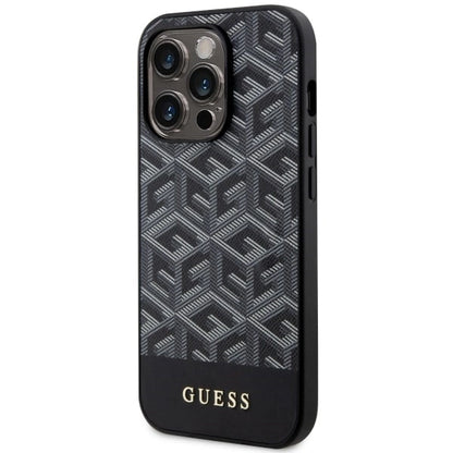 Guess GUHMP14XHGCFSEK iPhone 14 Pro Max 6.7&quot; black/black hardcase GCube Stripes MagSafe_1