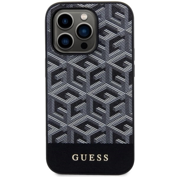 Guess GUHMP14XHGCFSEK iPhone 14 Pro Max 6.7&quot; black/black hardcase GCube Stripes MagSafe_2