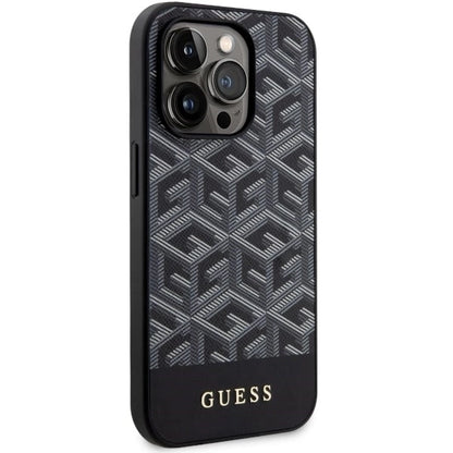 Guess GUHMP14XHGCFSEK iPhone 14 Pro Max 6.7&quot; black/black hardcase GCube Stripes MagSafe_3