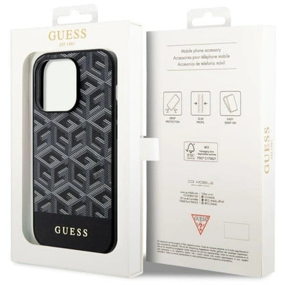Guess GUHMP14XHGCFSEK iPhone 14 Pro Max 6.7&quot; black/black hardcase GCube Stripes MagSafe_7