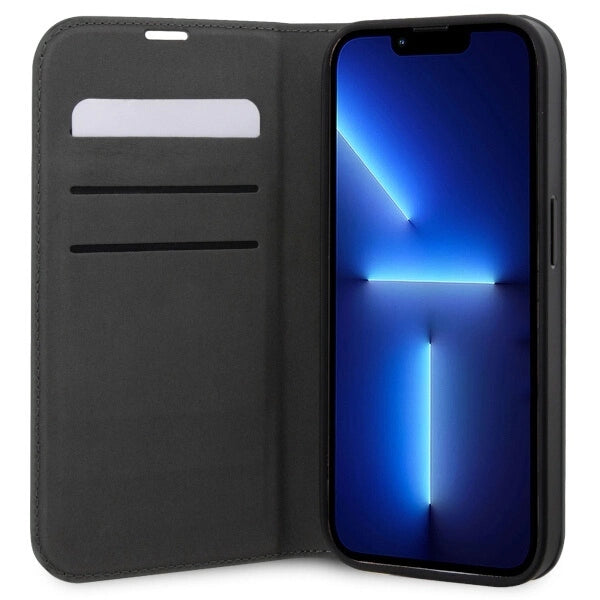 Karl Lagerfeld KLBKP14LSANKCPG iPhone 14 Pro 6.1" bookcase silver/silver Saffiano Karl & Choupette_3