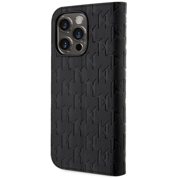 Karl Lagerfeld KLBKP14XSAKLHPK iPhone 14 Pro Max 6.7&quot; bookcase black/black Saffiano Monogram_1