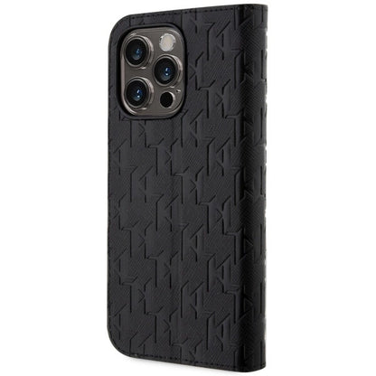 Karl Lagerfeld KLBKP14XSAKLHPK iPhone 14 Pro Max 6.7&quot; bookcase black/black Saffiano Monogram_1