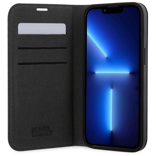 Karl Lagerfeld KLBKP14XSAKLHPK iPhone 14 Pro Max 6.7&quot; bookcase black/black Saffiano Monogram_3