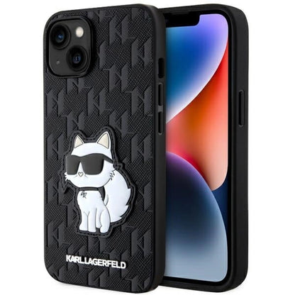 Karl Lagerfeld KLHCP14MSAKHPCK iPhone 14 Plus 6.7" black/black Saffiano Monogram Choupette_0