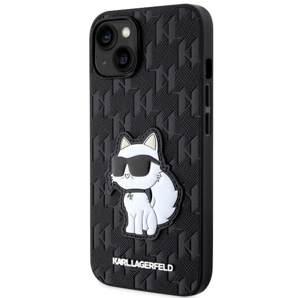 Karl Lagerfeld KLHCP14MSAKHPCK iPhone 14 Plus 6.7" black/black Saffiano Monogram Choupette_1