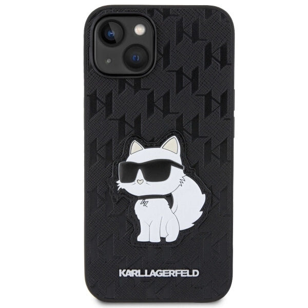 Karl Lagerfeld KLHCP14MSAKHPCK iPhone 14 Plus 6.7" black/black Saffiano Monogram Choupette_2