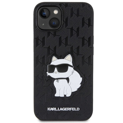 Karl Lagerfeld KLHCP14MSAKHPCK iPhone 14 Plus 6.7" black/black Saffiano Monogram Choupette_2