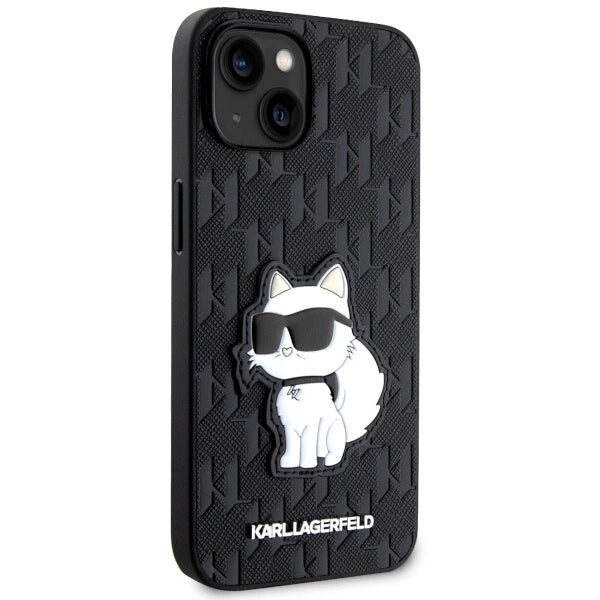 Karl Lagerfeld KLHCP14MSAKHPCK iPhone 14 Plus 6.7" black/black Saffiano Monogram Choupette_3