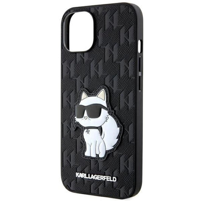 Karl Lagerfeld KLHCP14MSAKHPCK iPhone 14 Plus 6.7" black/black Saffiano Monogram Choupette_5