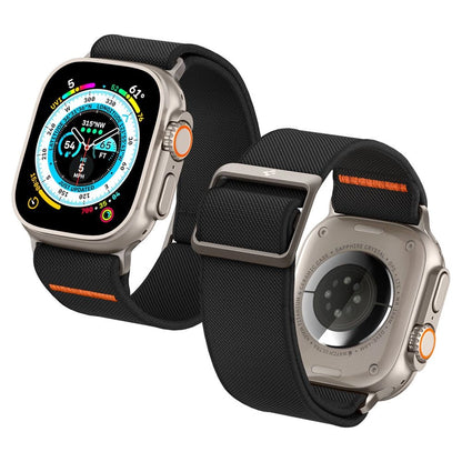 Spigen Fit Lite Ultra Strap for Apple Watch 4/5/6/7/8/9/SE/Ultra (42/44/45/49 mm) - Black_9