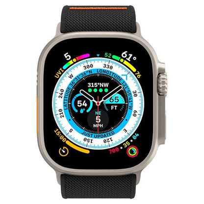Spigen Fit Lite Ultra Strap for Apple Watch 4/5/6/7/8/9/SE/Ultra (42/44/45/49 mm) - Black_10