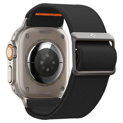 Spigen Fit Lite Ultra Strap for Apple Watch 4/5/6/7/8/9/SE/Ultra (42/44/45/49 mm) - Black_1