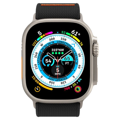Spigen Fit Lite Ultra Strap for Apple Watch 4/5/6/7/8/9/SE/Ultra (42/44/45/49 mm) - Black_2