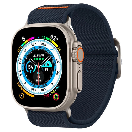 Spigen Fit Lite Ultra Strap for Apple Watch 4/5/6/7/8/9/SE/Ultra (42/44/45/49 mm) - Navy Blue_0