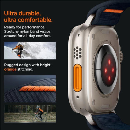 Spigen Fit Lite Ultra Strap for Apple Watch 4/5/6/7/8/9/SE/Ultra (42/44/45/49 mm) - Navy Blue_15
