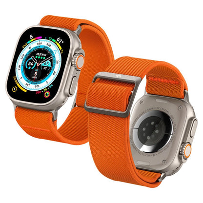 Spigen Fit Lite Ultra Strap for Apple Watch 4 / 5 / 6 / 7 / 8 / SE / Ultra (42/44/45/49 mm) - Orange_9