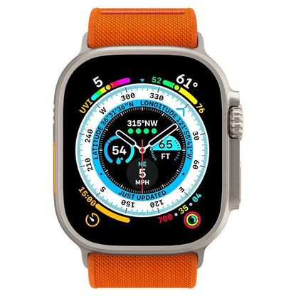 Spigen Fit Lite Ultra Strap for Apple Watch 4 / 5 / 6 / 7 / 8 / SE / Ultra (42/44/45/49 mm) - Orange_10