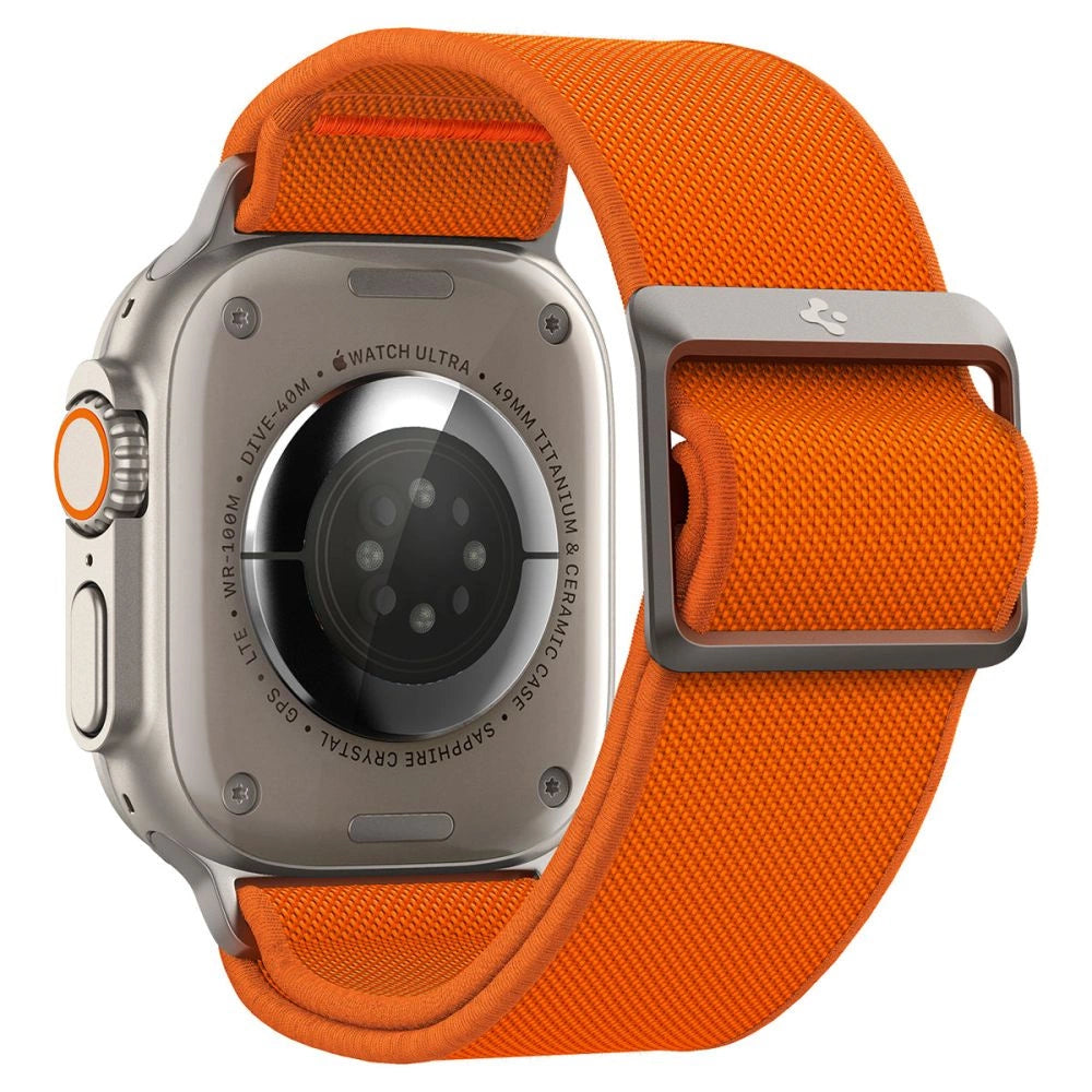 Spigen Fit Lite Ultra Strap for Apple Watch 4 / 5 / 6 / 7 / 8 / SE / Ultra (42/44/45/49 mm) - Orange_1