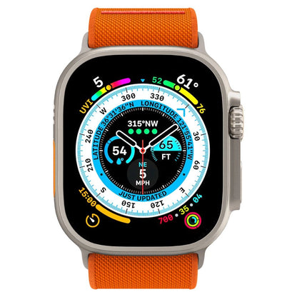 Spigen Fit Lite Ultra Strap for Apple Watch 4 / 5 / 6 / 7 / 8 / SE / Ultra (42/44/45/49 mm) - Orange_2