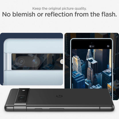 Spigen Glas.tR EZ Fit Optik Camera Protector for Google Pixel 7A - Black 2 pcs._13