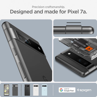 Spigen Glas.tR EZ Fit Optik Camera Protector for Google Pixel 7A - Black 2 pcs._16