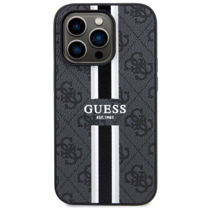 Guess GUHMP14LP4RPSK iPhone 14 Pro 6.1" black/black hardcase 4G Printed Stripes MagSafe_2