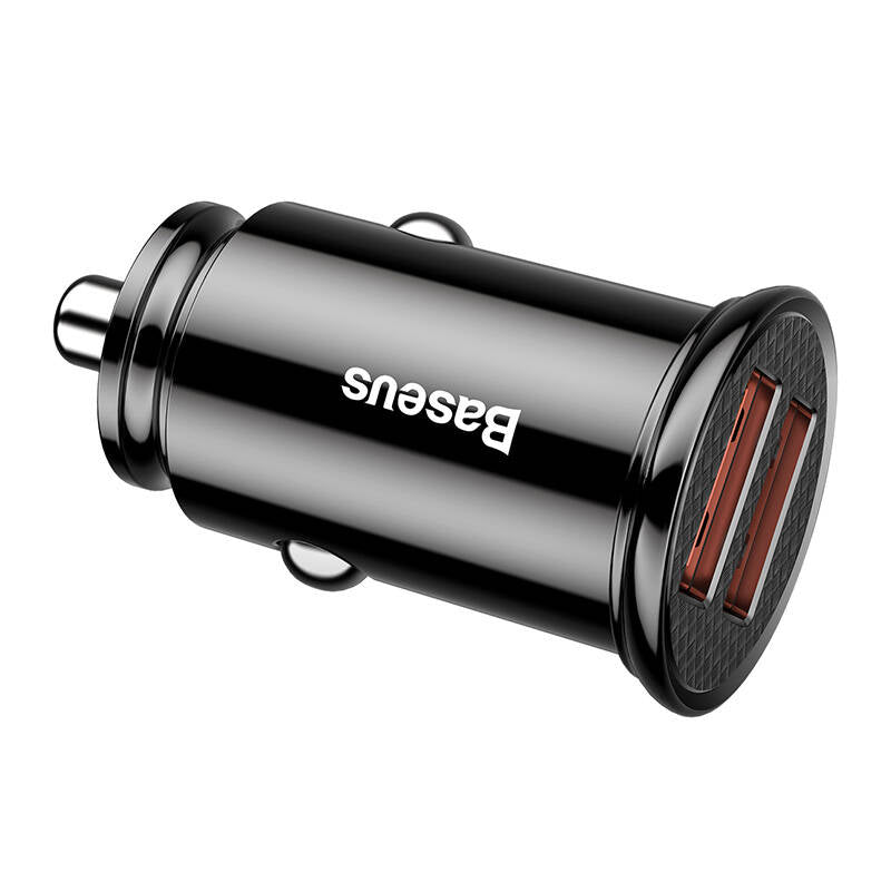 Baseus Circular 2xUSB QC3.0 5A 30W car charger (black)_11