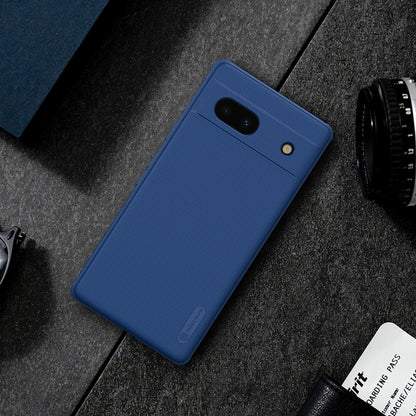 Google Pixel 7a Hard Case Nillkin Super Frosted Shield Pro Hard Case - Black_13