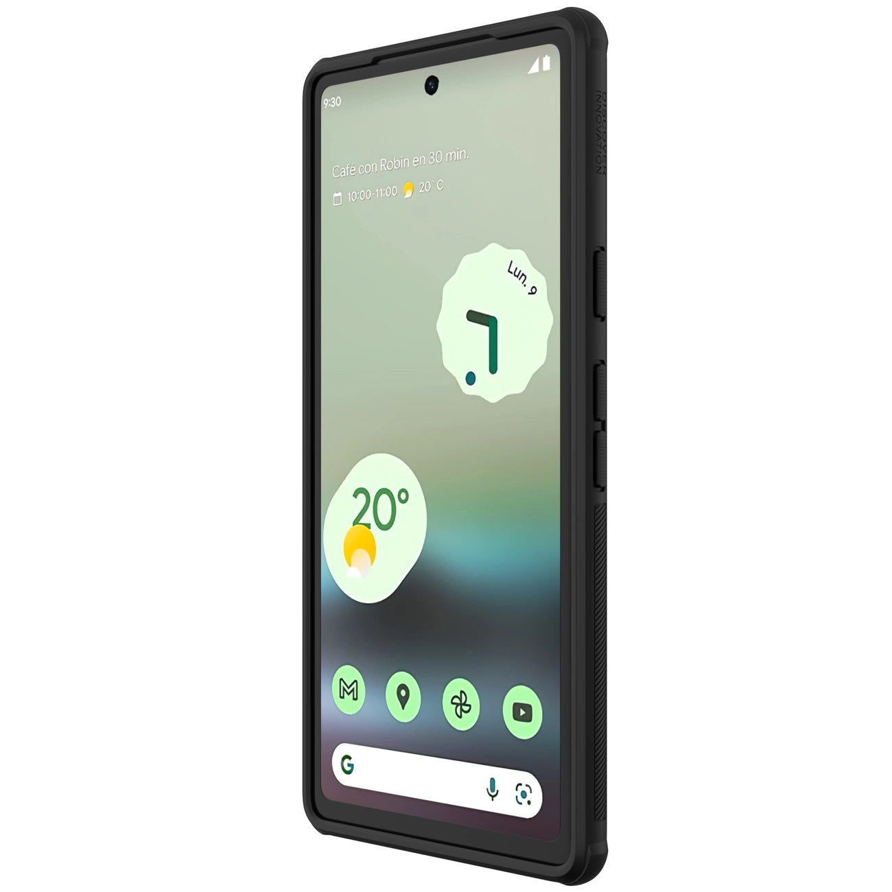 Google Pixel 7a Hard Case Nillkin Super Frosted Shield Pro Hard Case - Black_4
