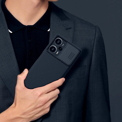 Xiaomi Redmi Note 12 Turbo / Xiaomi Poco F5 Armored Case with Nillkin CamShield Pro Case - Black_14