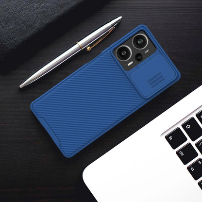 Xiaomi Redmi Note 12 Turbo / Xiaomi Poco F5 Armored Case with Nillkin CamShield Pro Case - Black_16